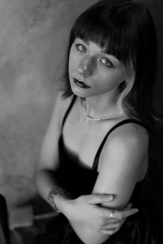 B&W portrait